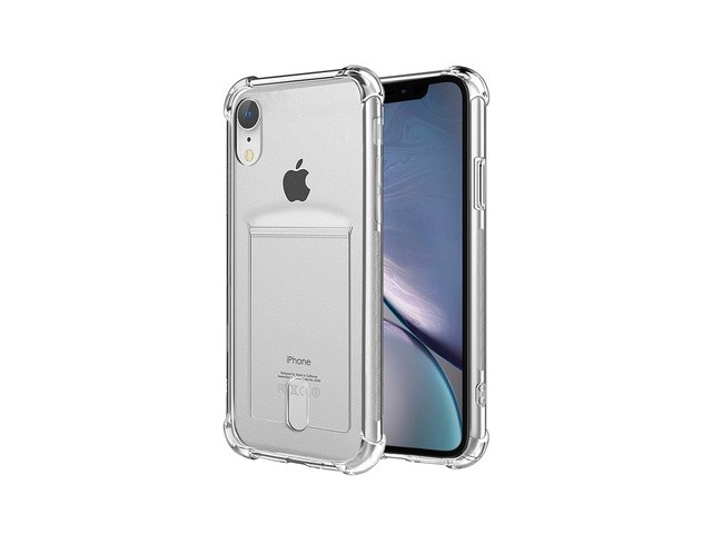 [아이폰 xs 케이스 카드수납] 저렴한 가격 요거 클리어 카드 수납 젤리 휴대폰 케이스