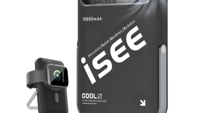 [아이폰 맥세이프 보조배터리] 추천합니다 isee 아이시10000mAh 쿨링 맥세이프 터보 냉각팬 거치대 무선고속충전 3in1리튬 폴리머 보조배터리