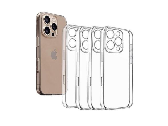 [아이폰16프로 케이스] 찾던 제품 아이엔조이 슬림 카메라 보호 젤리 투명 케이스 4개