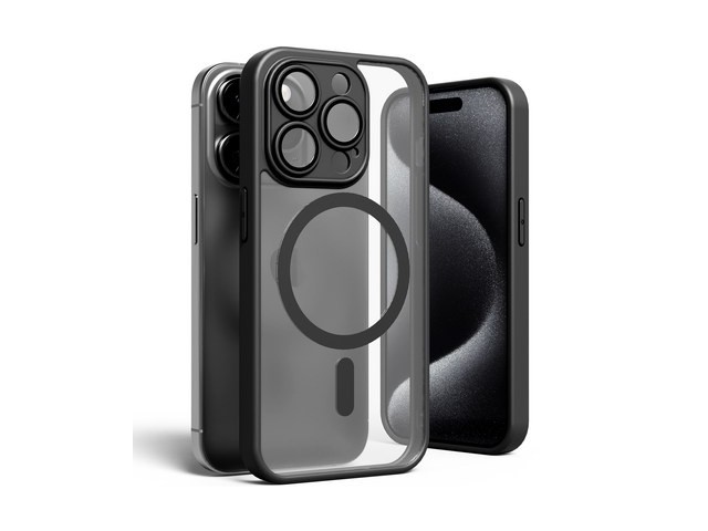 [아이폰 15 pro 케이스 범퍼] 추천합니다 누아트 맥세이프 마그네틱 컬러 엣지 풀커버 휴대폰 케이스